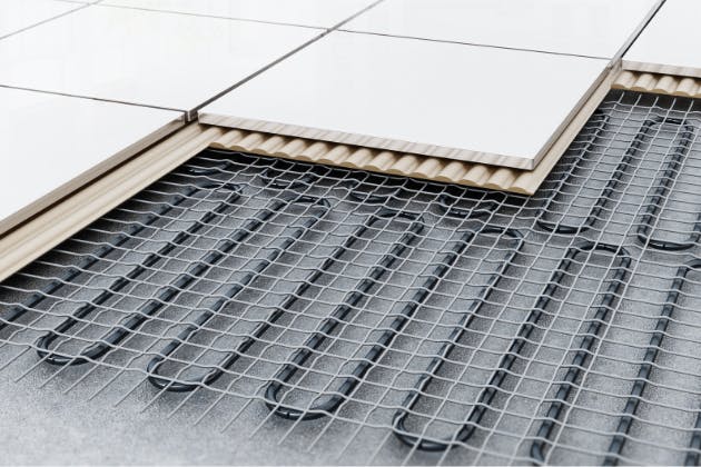 types of underfloor heating