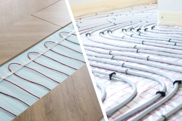 electric vs water underfloor heating systems
