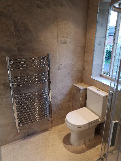 Bathroom completed in Fazakerley
